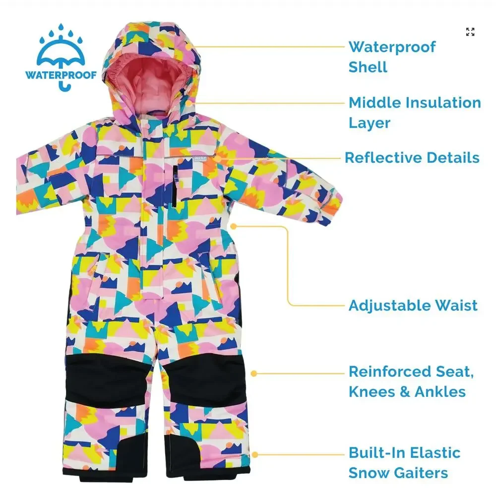 Jan & Jul NWT Kids Waterproof Snowsuit Winter Sun 2T